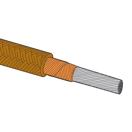 Heater Wire, Low Outgassing Fiberglass Insulation