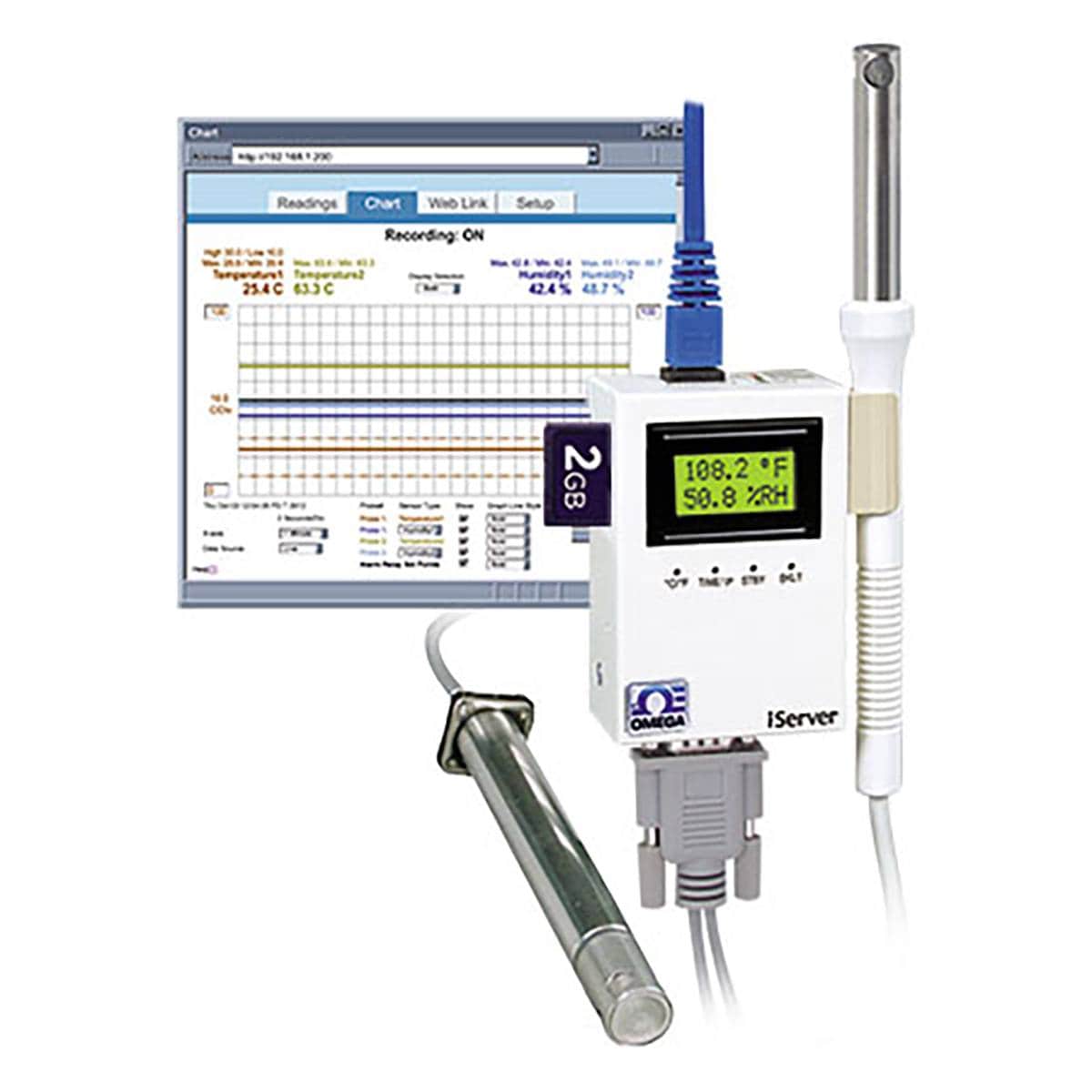 Chart Recorder for Accurate Temperature & Humidity Measurements