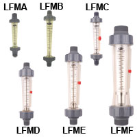 Series LFM Polycarbonate Flowmeters