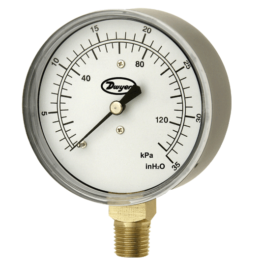 Series LPG4 2.5" Low Pressure Gage