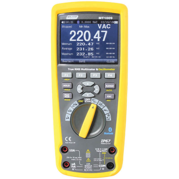 TRMS Ind DMM + 10MHz Scope TFT