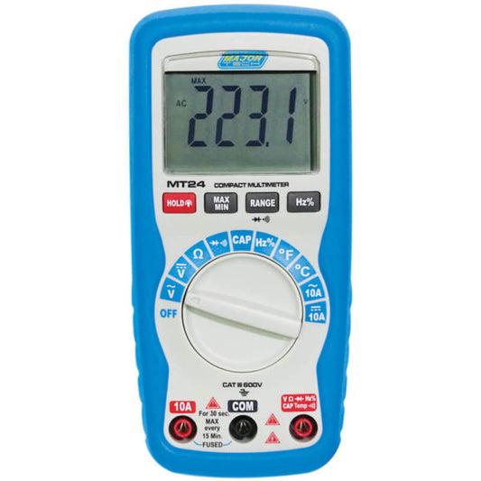 Compact DMM + Temp + Cap