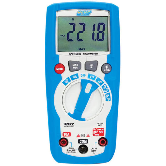 Compact DMM + Temp IP67 Auto