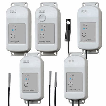 HOBO MX Bluetooth Weatherproof Temperature and Humidity Loggers