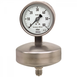 Stainless steel version, high overpressure safety