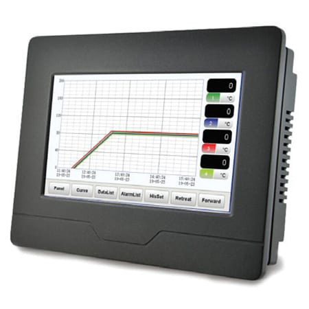 Low Cost Paperless Recorder with Color Touch Screen Display