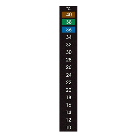 7 or 16 Label Reversible Liquid Crystal Strips up to 100°C