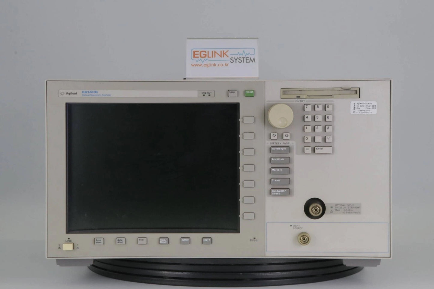 Agilent 86140B Optical Spectrum Analyzer 600 to 1700nm