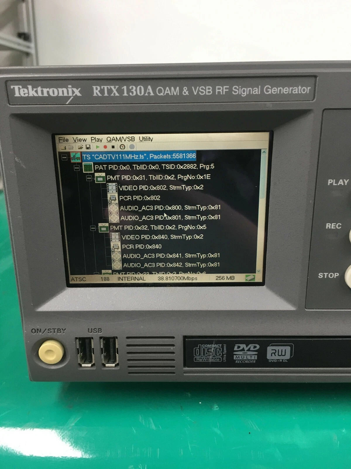 Tektronix RTX130A Video Generator QAM/VSB