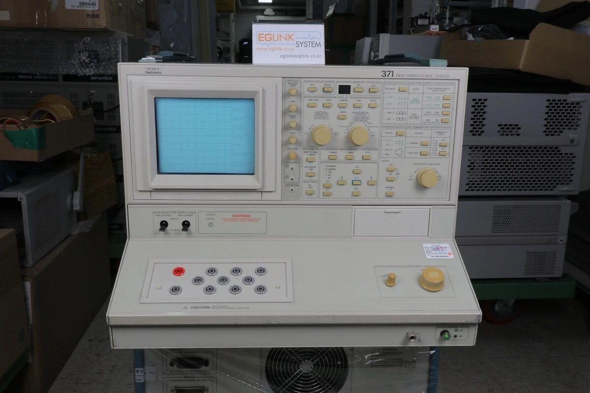 Tektronix 371 Curve Tracer with 371A/371B test fixture