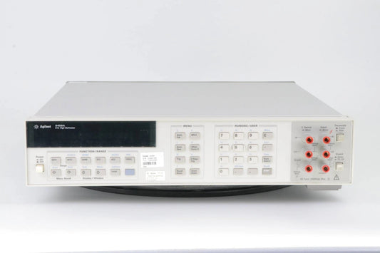 Agilent 3458A DMM Agilent label with no opt