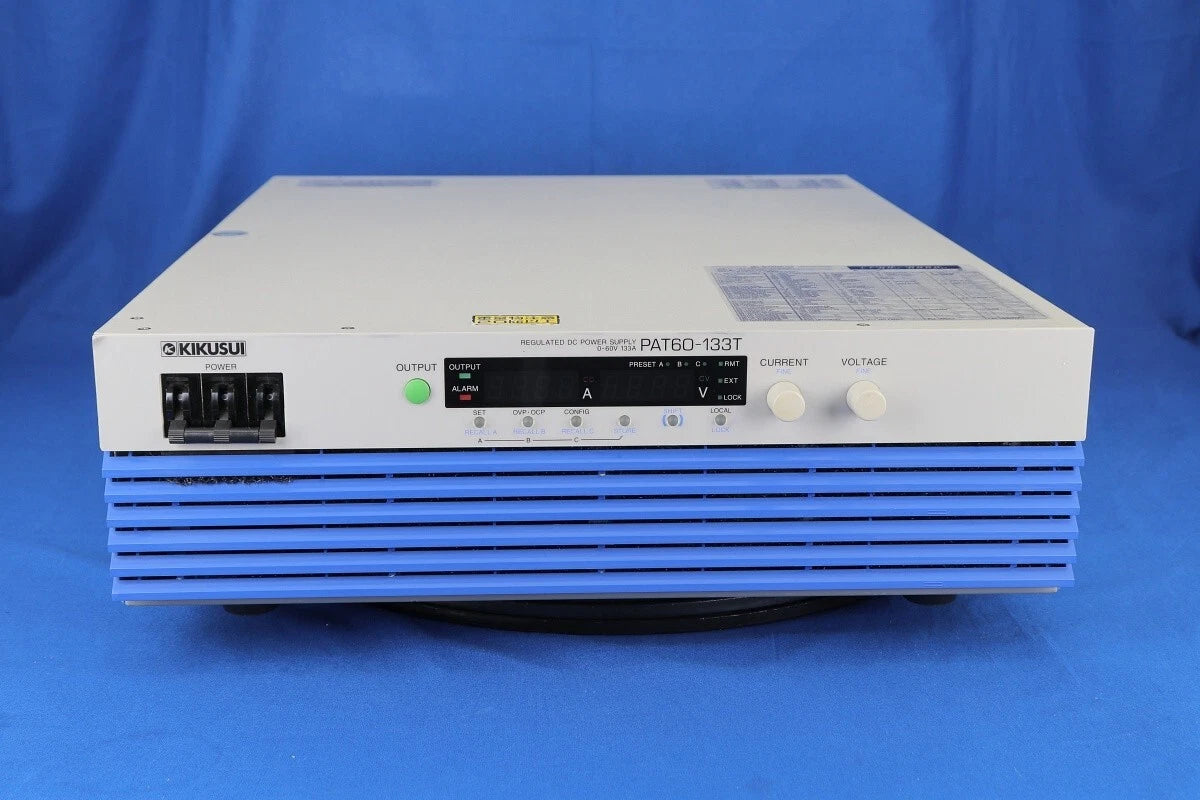 Kikusui PAT60-133T Power Supply DC 0~60V/ 0~133A/ 8KW, 3phase 200~240V input