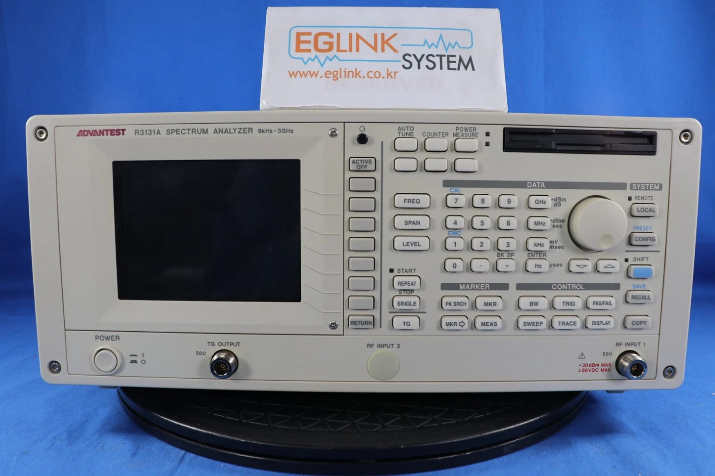 Advantest R3131A Spectrum Analyzer TG 9KHz to 3GHz with opt 74(TG)
