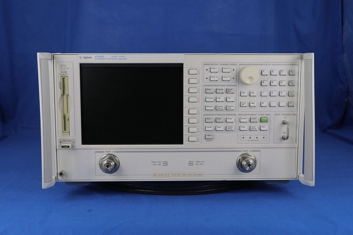 Agilent 8720ES Network Analyzer 50MHz to 20GHz, opt 010(Time Domain Analysis)