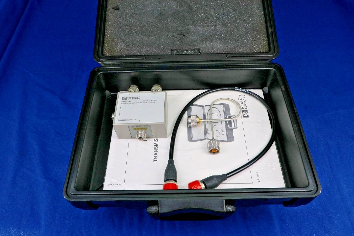 HP 41952A TRANSMISSION/REFLECTION TEST SET 100kHz~500MHz, 50 ohm