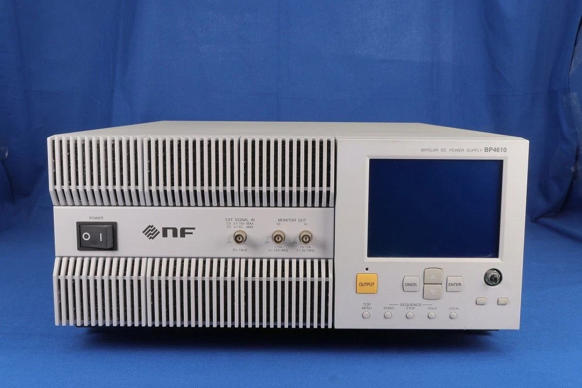NF BP4610 Power Supply DC Bipolar output : max voltage DC +-115V/ , 40KHz +-60V(