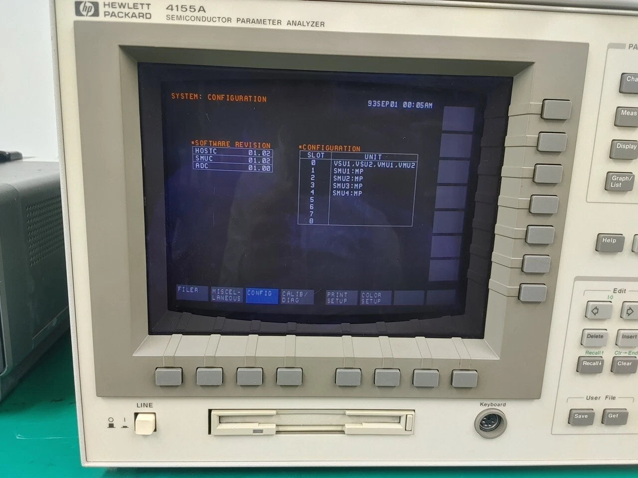 HP 4155A Semiconductor Analyzer