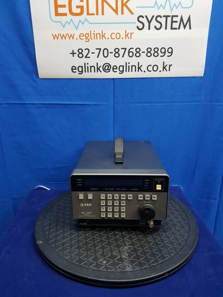 NF CK1615 Clock Synthesizer 1KHz to 500MHz, 1mHz (maximum 12 digits) resolution
