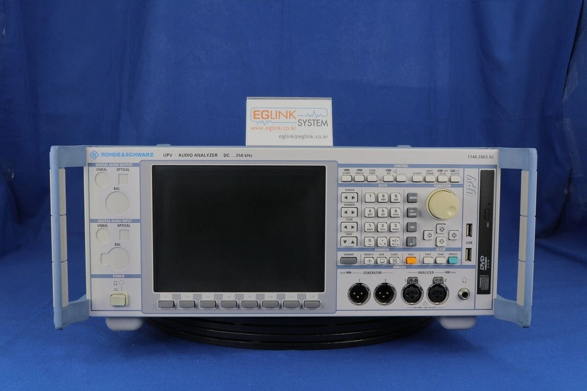 R&S UPV(1146.2003.02) Audio Analyzer DC to 250KHz, opt B3/B48/K4(IEC625/IEEE488