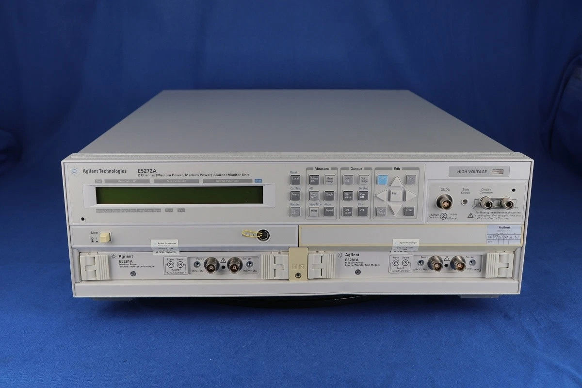 Agilent E5272A Semiconductor Analyzer 2 CH(Medium Power) Source/Monitor Unit wit