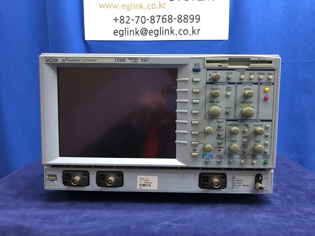 LeCroy LT262 Oscilloscope Digital 350MHz bandwidth, 1GS/s, 2ch