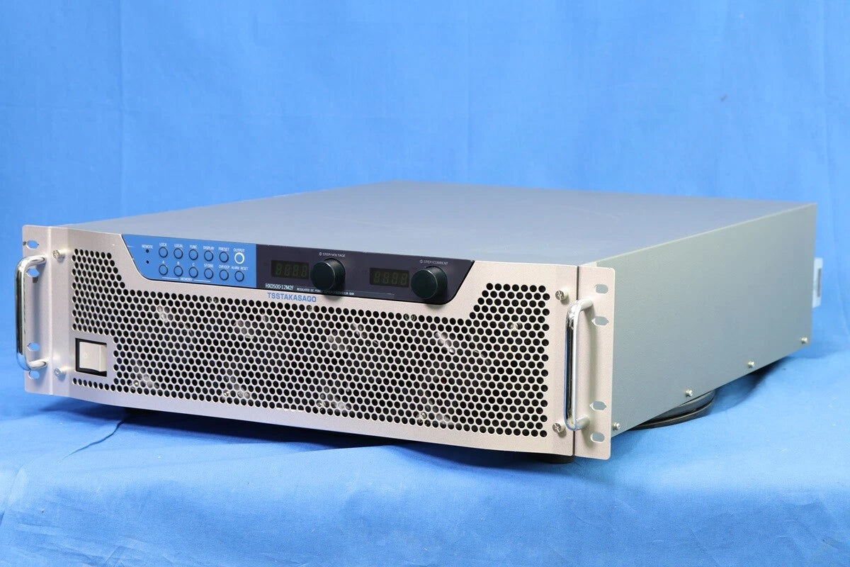 Takasago HX0500-12M2F Power Supply DC 0~500V/0~12A, 6KW, 0~63V, input : 3phase