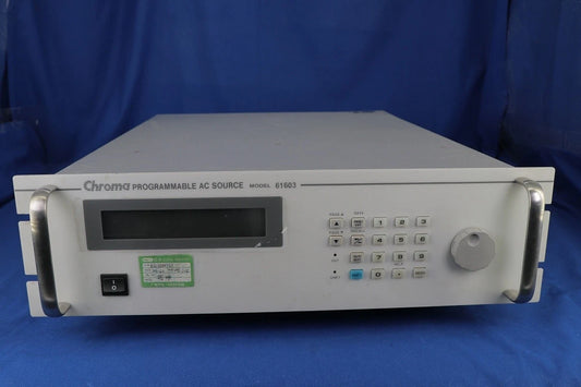 Chroma 61603 Power Supply AC Programmable, 1500VA, 0~150V/0~300V auto range,