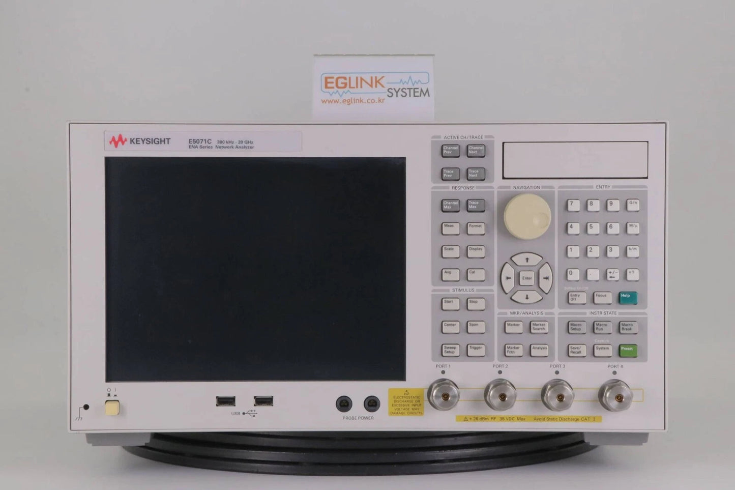 Keysight E5071C Network Analyzer ENA WIN7, opt 010/ 019/ 1E5/ 4K5/ TDR