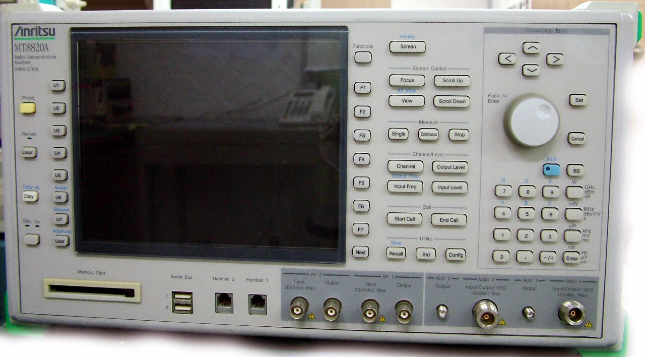 [As is] Anritsu MT8820A Communication Analyzer