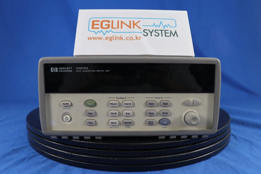 Agilent 34970A Data Acquisition System/ DMM HP label, mainframe only