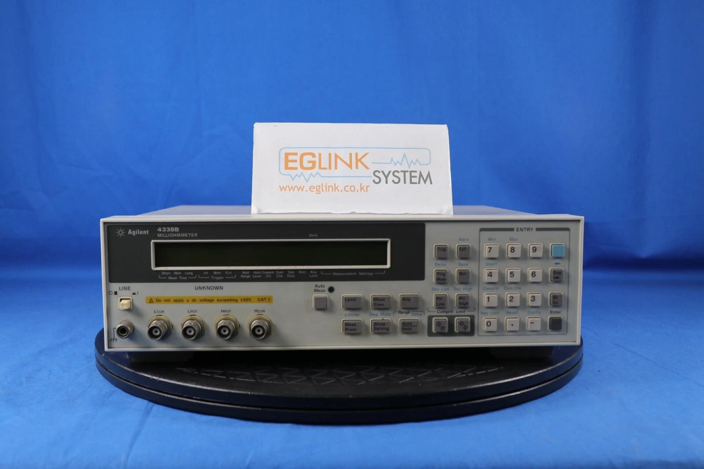 Agilent 4338B Milliohm Meter 1uA to 10mA Test Signal Current