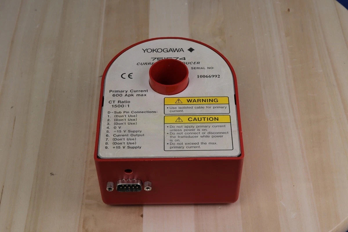 Yokogawa 751574 Current Tranducer for WT1800 & WT3000, DC :－600A ～ 0 ～＋600A/ AC