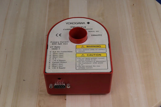 Yokogawa 751574 Current Tranducer for WT1800 & WT3000, DC :－600A ～ 0 ～＋600A/ AC