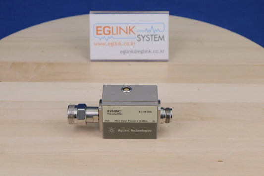 Agilent 87405C RF AMP Pre Pre-Amplifier, 0.1-18 GHz, Type-N(M) output to Type-N(