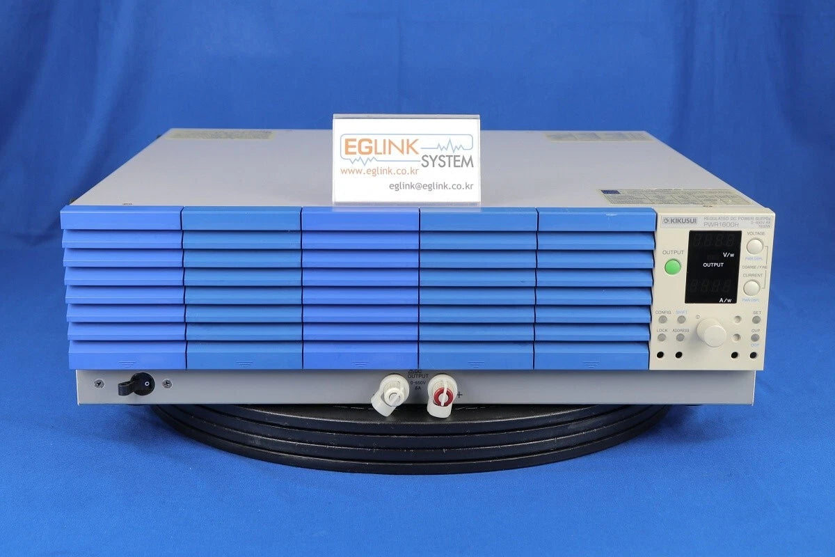 Kikusui PWR1600H Power Supply DC 650V/8A/1600W, CV/CC,
