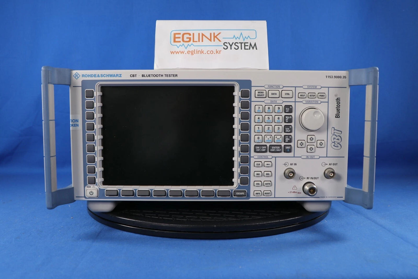 R&S CBT(1153.9000.35) Bluetooth Tester opt B55(Enhanced Data Rate)/ K55(Enhanced