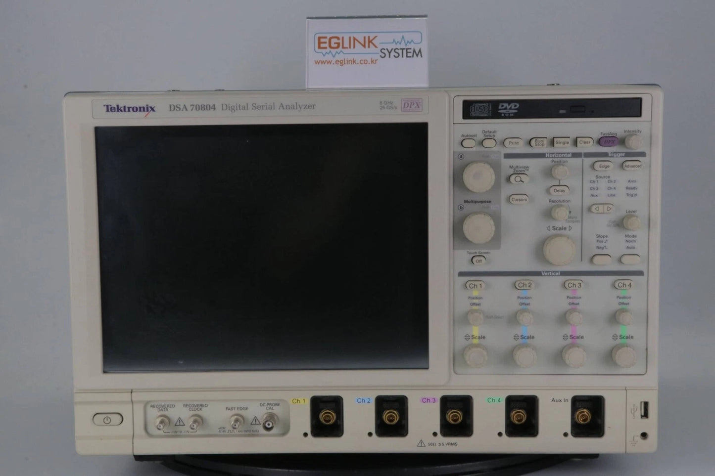 Tektronix DSA70804 Oscilloscope Digital opt 2XL/ MTH/ ST/ ASM/ RTE/ JA3/ PTD