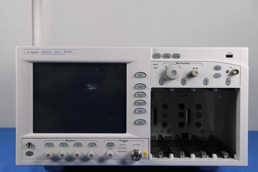 Agilent 86100C DCA mainframe only, DCA-J, with 001(Enhanced trigger)/092