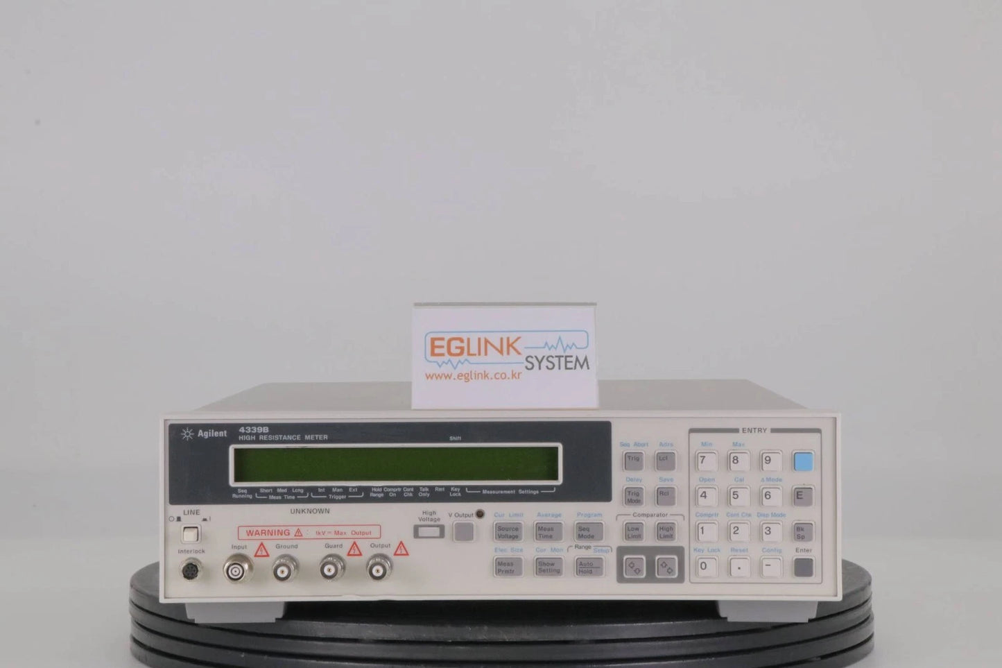 Agilent 4339B High Resistance Meter Agilent label, with shunt connector, opt V20