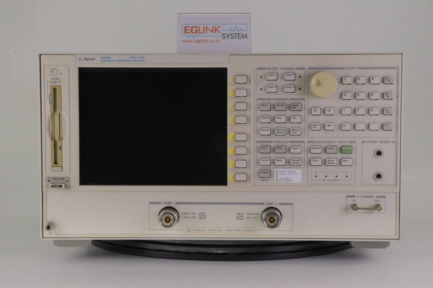 Agilent 8702E Optical Component Analyzer opt 006/ UK6/ 050