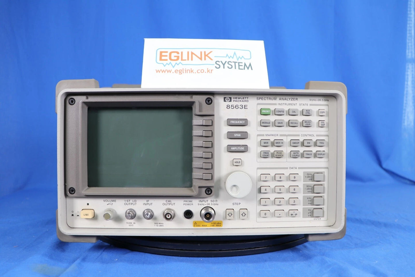 HP 8563E Spectrum Analyzer 9KHz to 26.5GHz