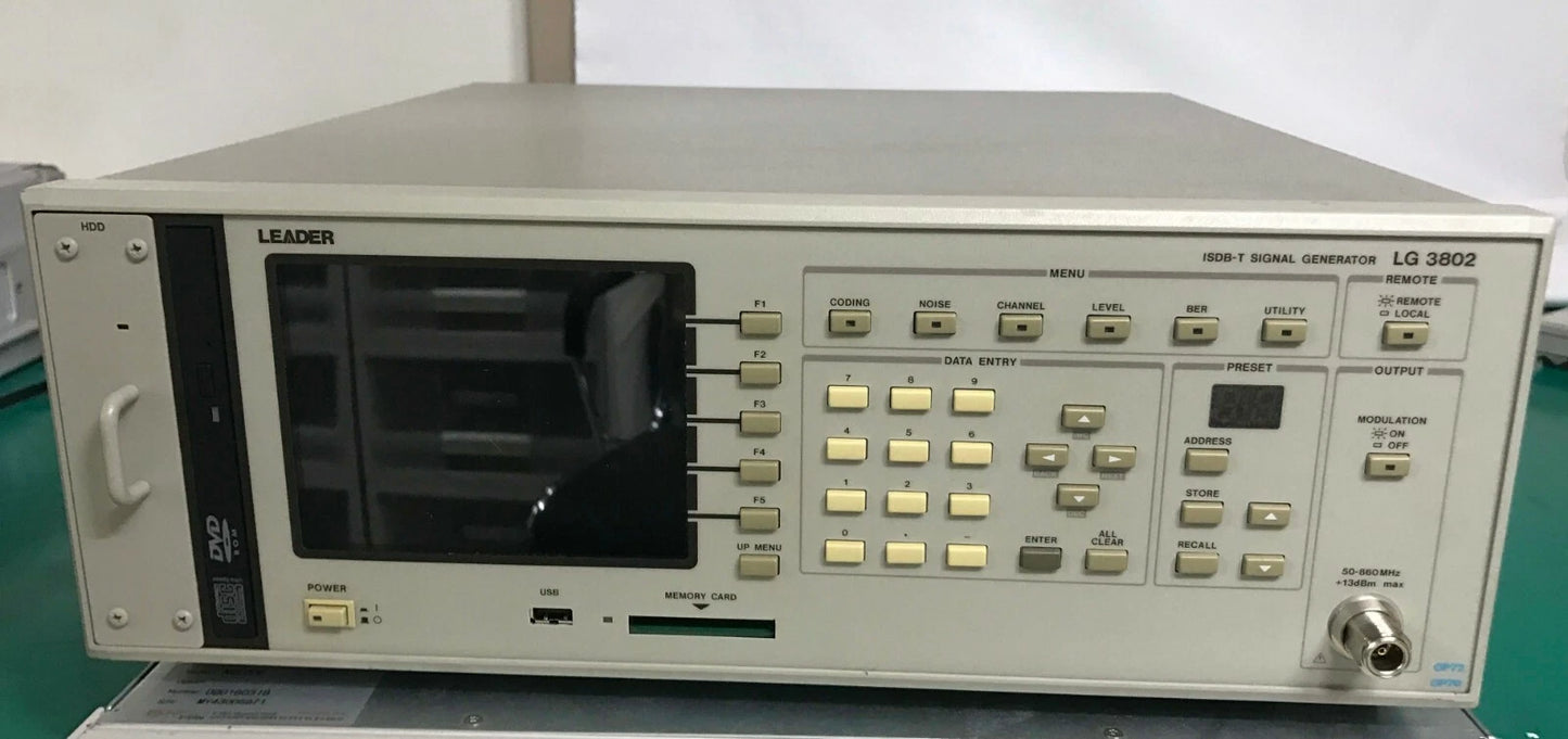 Leader LG3802 Video Generator opt 70