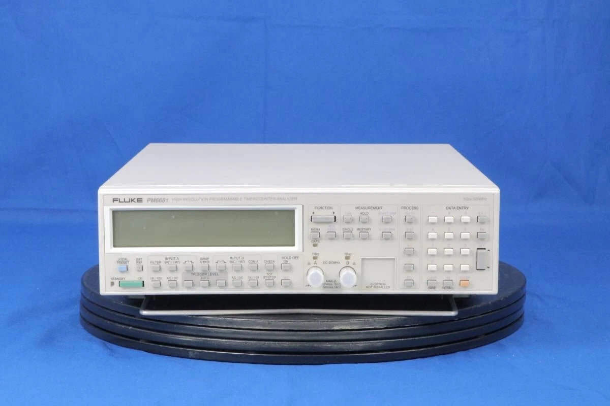 Fluke PM6681 Microwave Counter High Resolution Programmable Timer/ Counter/