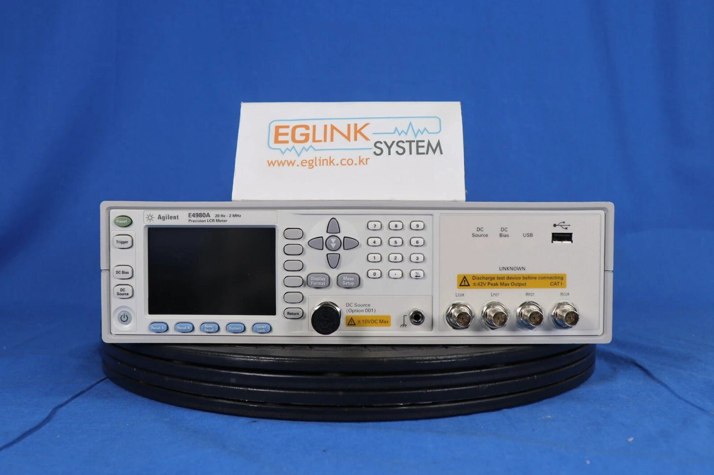 Agilent E4980A LCR Meter with opt 001(Power and DC Bias enhancement)/ 710