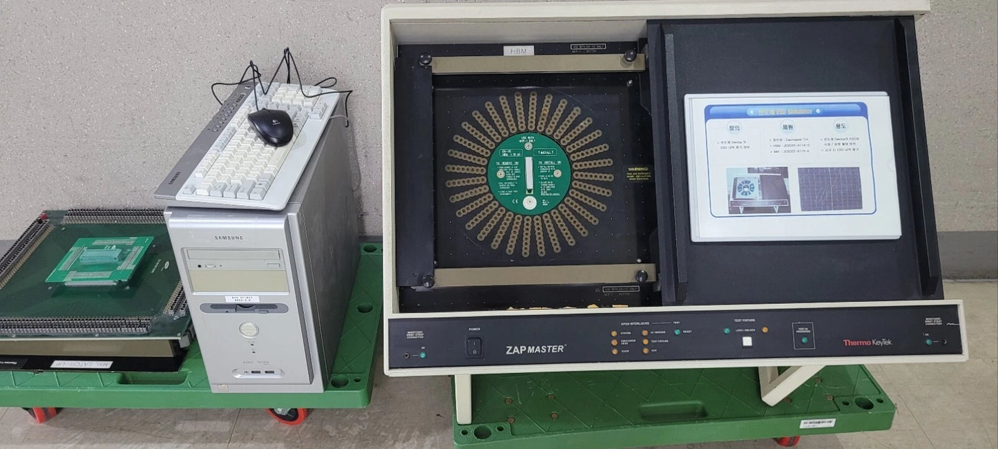 Thermo KeyTek ESD Simulator for Semiconductor HBM/ MM ZAP MASTER 7/4 AS-IS