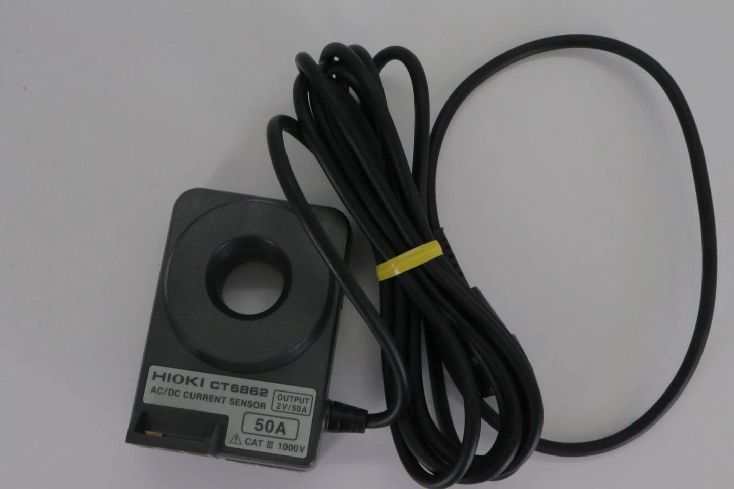 Hioki CT6862 Clamp Meter Sensor AC/DC Current Sensor, DC to 1MHz/50A, CAT III 10