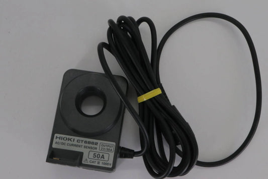 Hioki CT6862 Clamp Meter Sensor AC/DC Current Sensor, DC to 1MHz/50A, CAT III 10