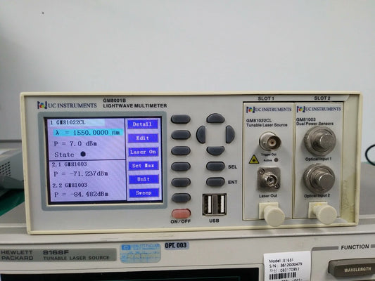 UC GM8001B Optical Multimeter GM81003/ GM81022CL