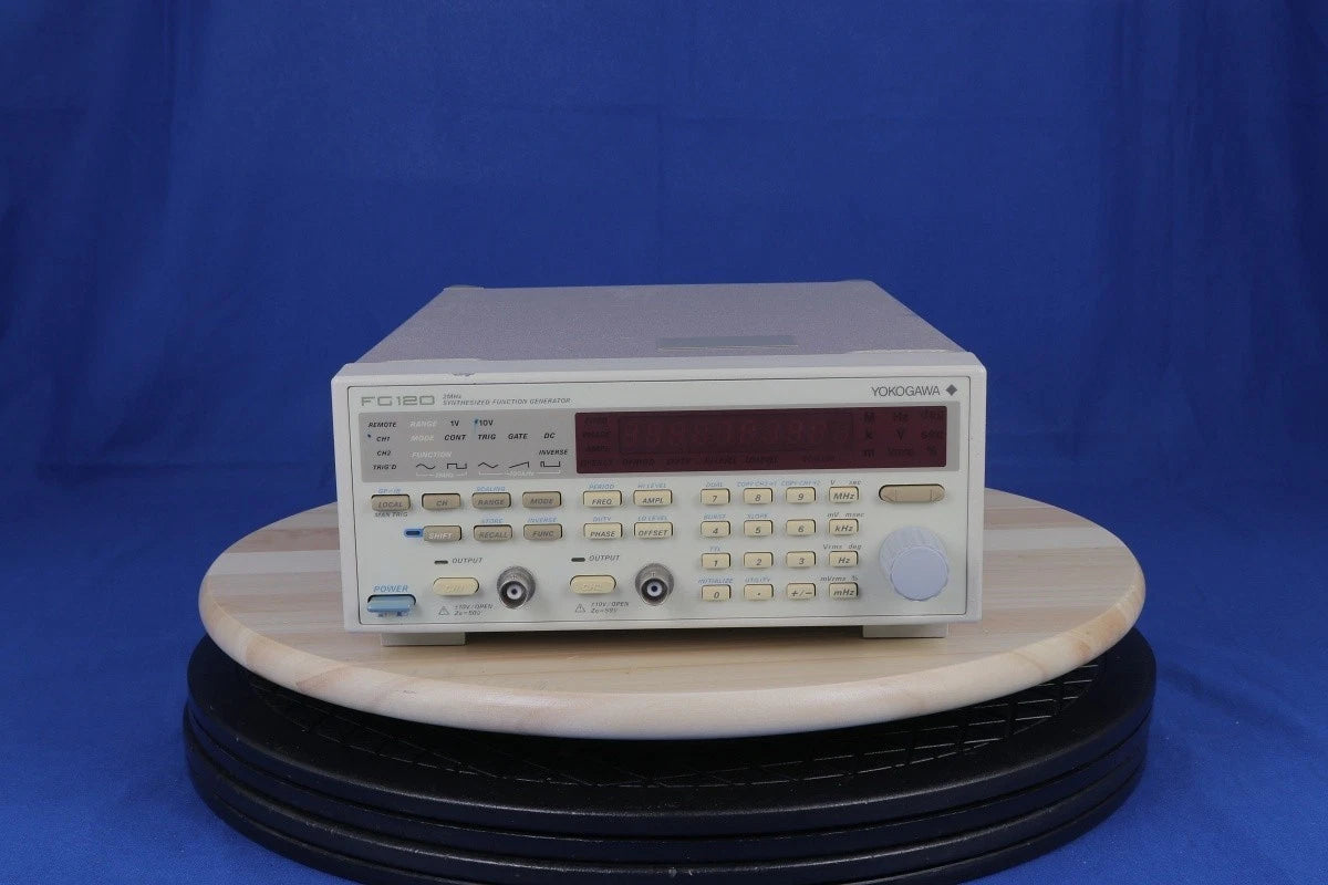 Yokogawa FG120 Function Generator 1uHz to 2MHz, fully independent dual CH