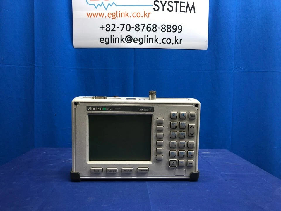 Anritsu S331D Sitemaster scratch on the front panel/ with generic cal kit